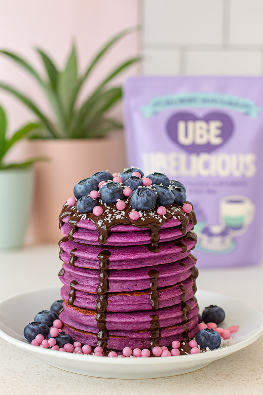Pancakes au UBE